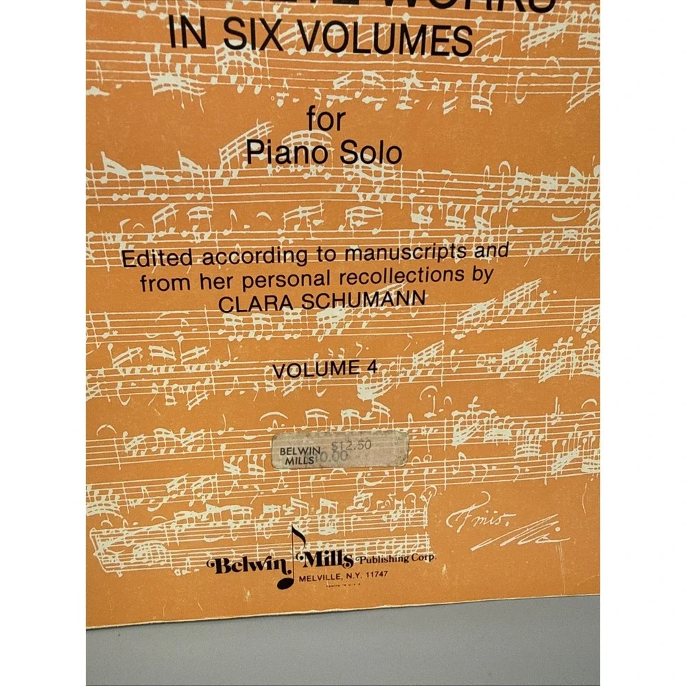 Kalmus Piano Series Robert Schumann Complete Works In Six Volumes Piano Volume 4